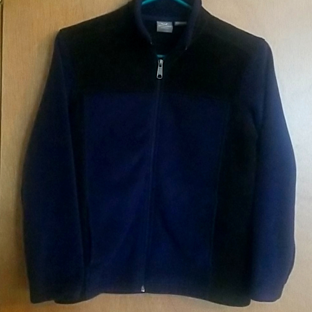 Boys White Sierra zip up fleece jacket